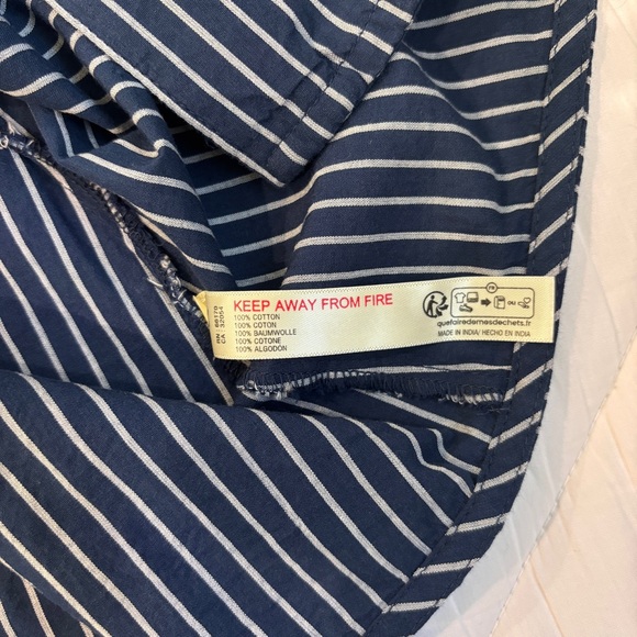 Anthropologie LyreBird Cotton Tie-Front Vest - Picture 6 of 6